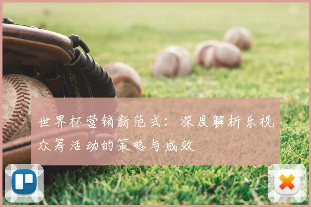 世界杯营销新范式:深度解析乐视众筹活动的策略与成效