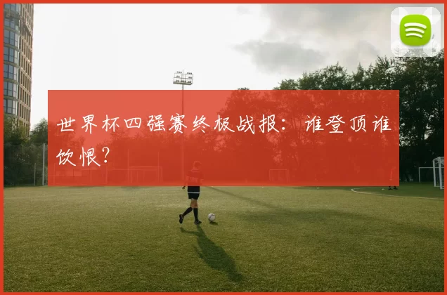 世界杯四强赛终极战报：谁登顶谁饮恨？