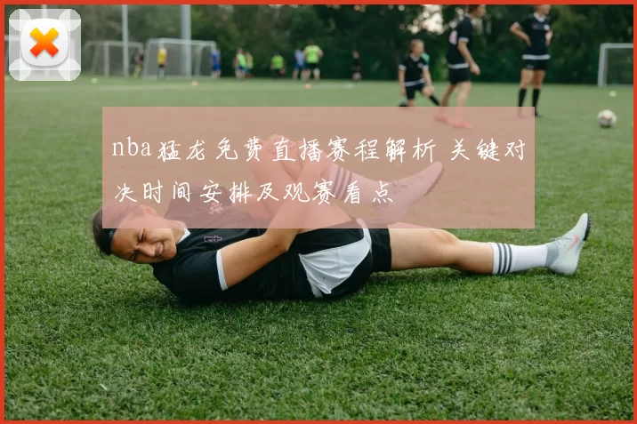 nba猛龙免费直播赛程解析 关键对决时间安排及观赛看点