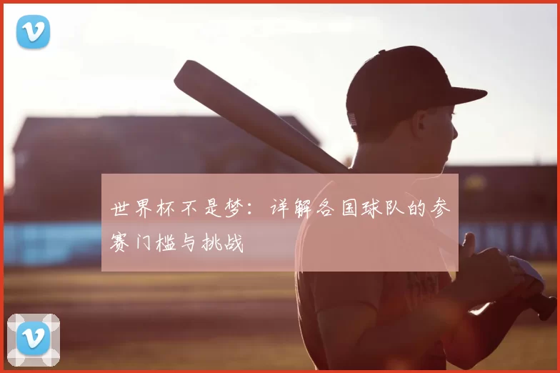 世界杯不是梦:详解各国球队的参赛门槛与挑战